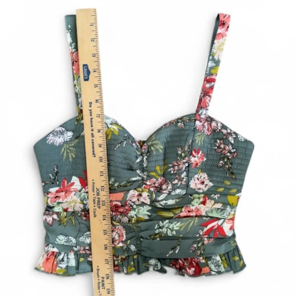 Bog collective Floral Print corset top, women's size M. - Picture 3 of 5
